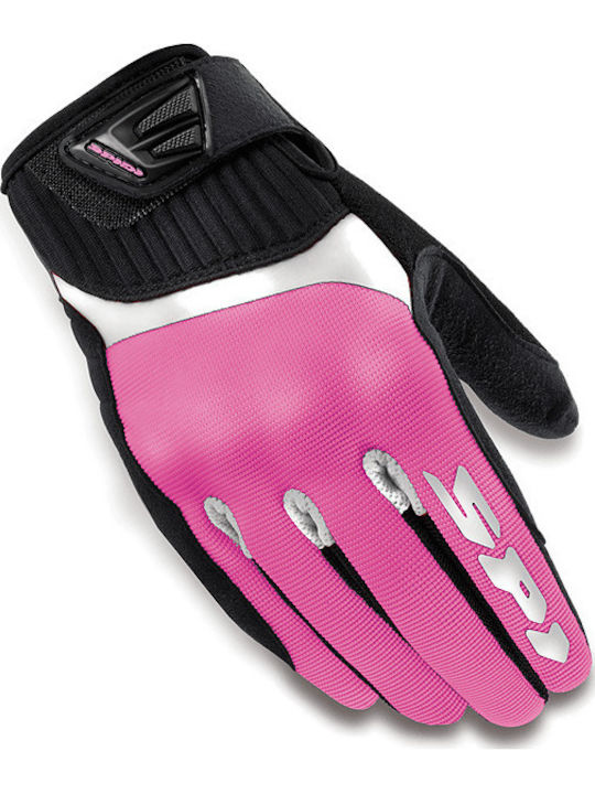 Spidi G-Flash Damen Motorradhandschuhe Neopren White/Pink