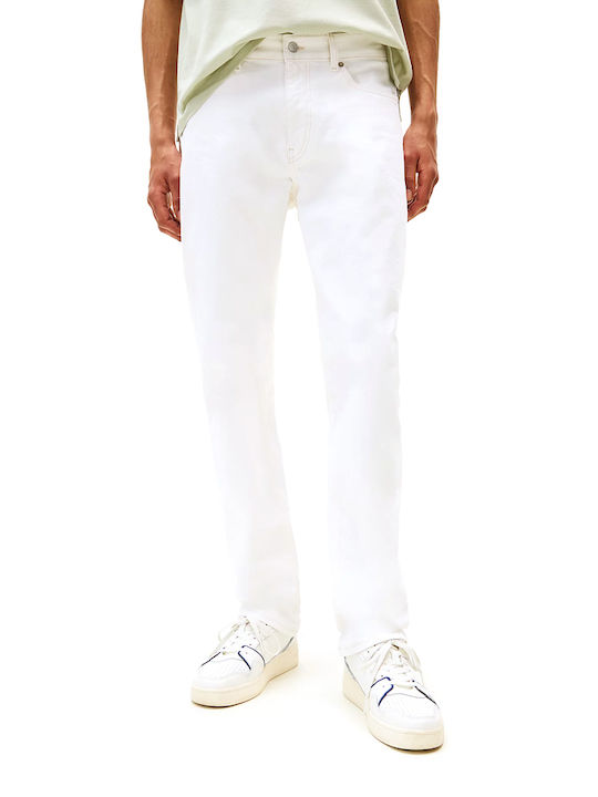 Tommy Hilfiger Ryan Ανδρικό Παντελόνι Τζιν Ελαστικό Slim Fit Tapered Λευκό Tommy Hilfiger Ryan Ανδρικό Παντελόνι Τζιν Ελαστικό Slim Fit Tapered Λευκό