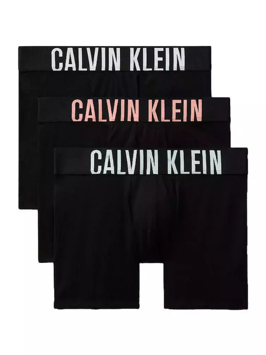 Calvin Klein Herren Boxershorts Schwarz mit Mus...