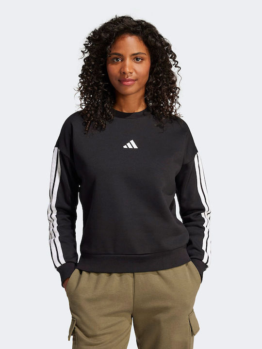 Essentials 3-Stripes Hanorac pentru femei Black