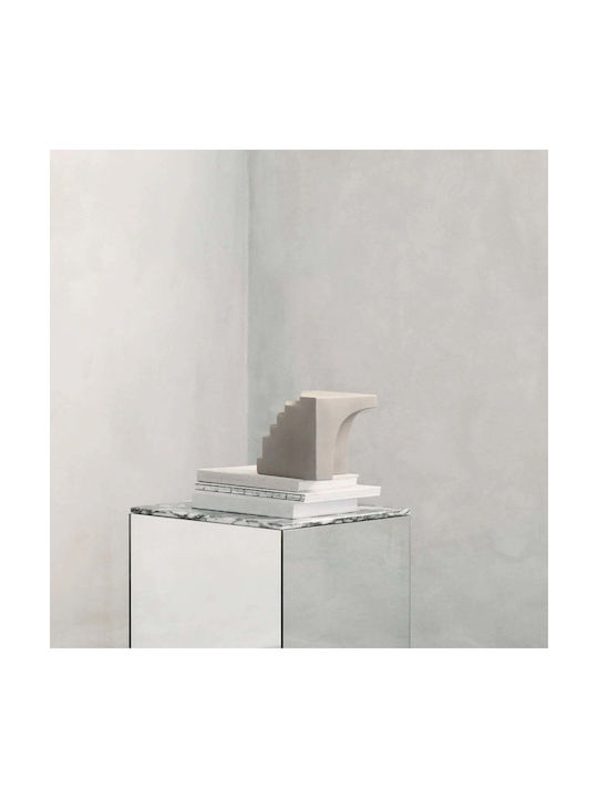 Sculpture Stair Terracotta Light Grey W16.5 X D16.5 X H16.5 Cm Kristina Dam Studio