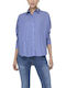 Grace Women's Long Sleeve Shirt Moonlight Blue, Blue