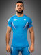 Venum Short Sleeve Shirt VENUM-05921-004 for Jiu-Jitsu / MMA Blue