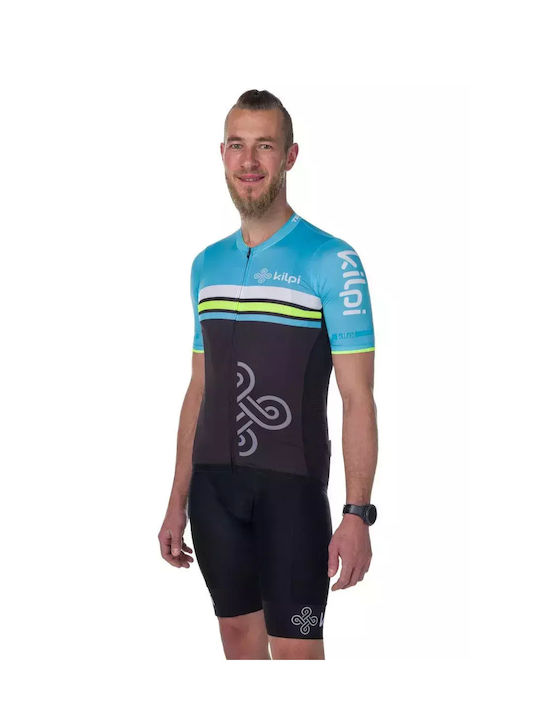 Kilpi Bărbați Mâneci scurte Tricou de ciclism Light Blue