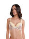 Yellow Sutien Push Up cu Baloane