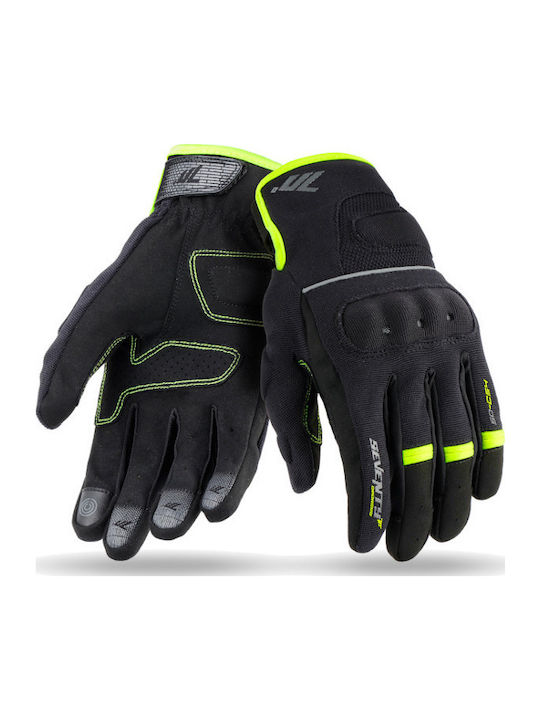 Seventy Degrees SD-C56 Summer Women's Gloves Urban Black/Fluo