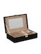 Schmuckkästchen Spiegel Schwarzes Samt 25x16x8cm Jk Home Decoration 073707