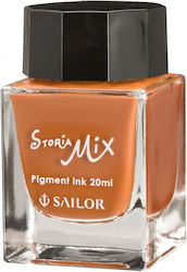Sailor Fountain Pen 13-1503-273 Bottle Ink Storia Mix Pigment Ink Orange 20ml 4901680195986