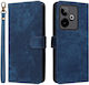 Mad Mask Back Cover Leather Magnetic Blue (Realme GT 7)