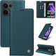 Yikatu Book Synthetic Leather / Silicone Green (Oppo Reno13 5G YIKATU)