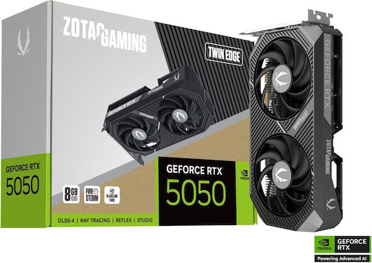 Zotac GeForce RTX 5050 8GB GDDR6 Twin Edge Κάρτα Γραφικών
