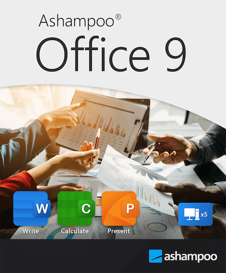 Ashampoo Office 9 Πολύγλωσσο σε Ηλεκτρονική άδεια για 5 Χρήστες