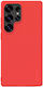Nillkin Super Frosted Shield Pro Back Cover Plastic / Silicon 0.5mm Impermeabil Roșu (Galaxy S25 Ultra)