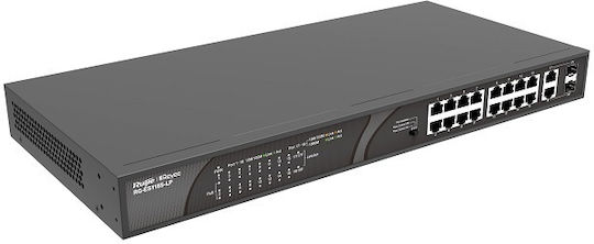 Ruijie RG-ES118FGS-LP Unmanaged L2 PoE Switch με 18 Θύρες Gigabit (1Gbps) Ethernet και 2 SFP Θύρες