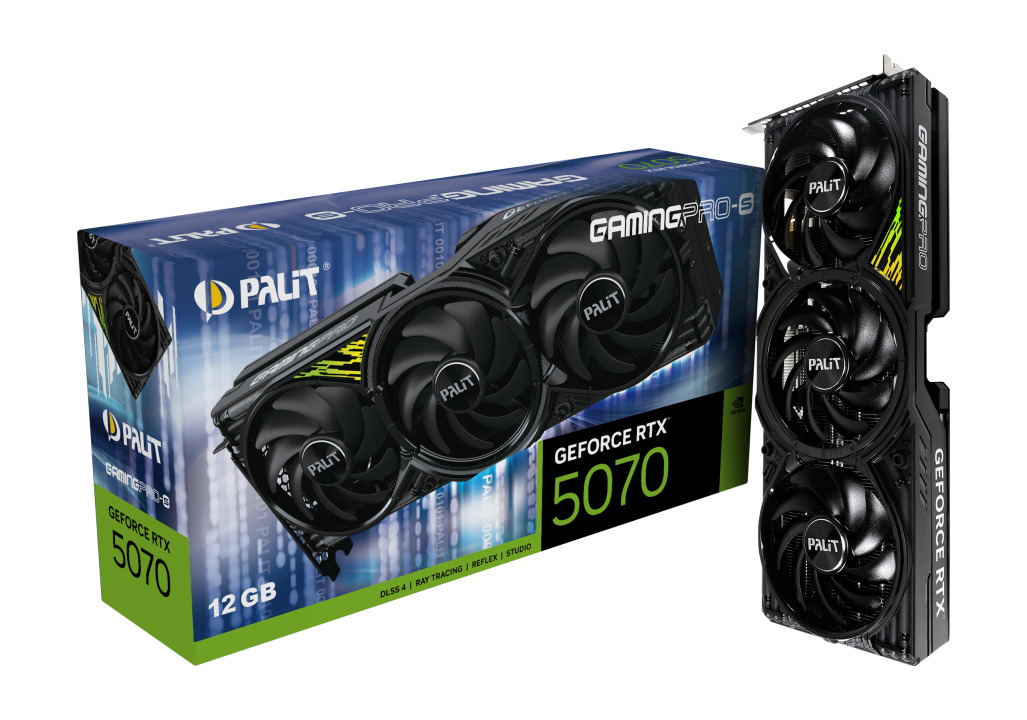 Palit GeForce RTX 5070 12GB GDDR7 GamingPro-S Κάρτα Γραφικών