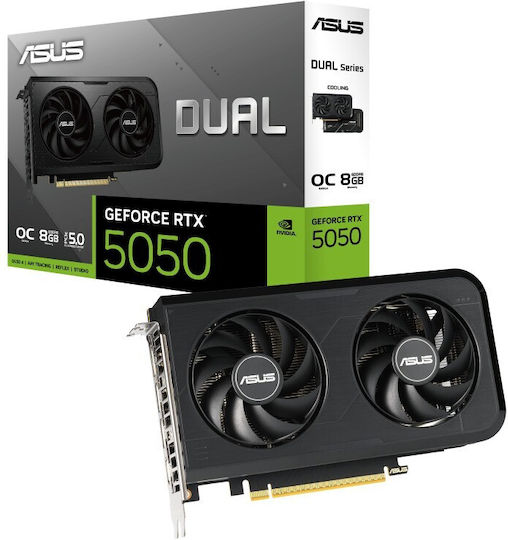 Asus GeForce RTX 5050 8GB GDDR6 Dual OC Edition Graphics Card