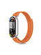 Tech-protect Nylon Stripe Xiaomi Smart Band 8 9 10 Nfc Orange Grey