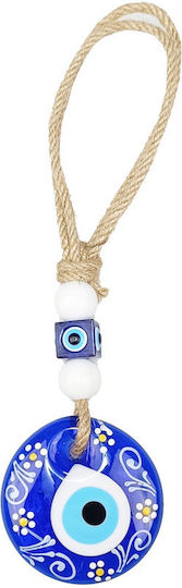 Hanging Wall Blue Evil Eye 8cm Flowers