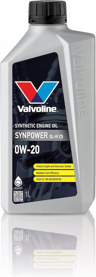 Valvoline Synpower Synthetic Car Oil 0W-20 1lt