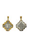 Cross with the Crucified from Gold Plated Silver