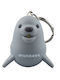 Munkees Sea Lion LED Gray Keychain