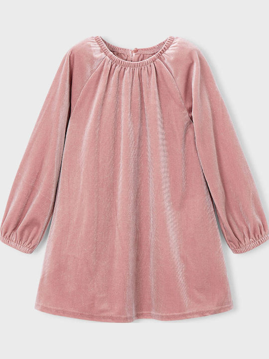 Mayoral Sparkles Children's Dress Long Sleeve V...
