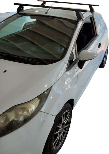 Menabo Kit Car Roof Bars Legs Menabo Iron Black Ford Fiesta Van 2008-2017 2 Pieces Mb.fiesta.38