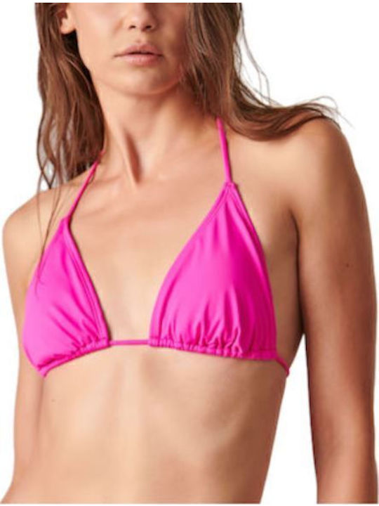 Blu4u Triangle Bikini Top Fuchsia