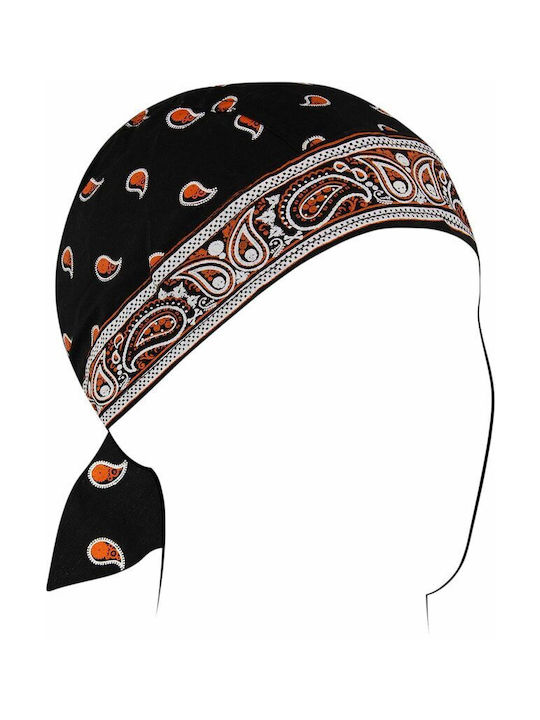 Bandana Zan Headgear Flydanna Classic Bandana Negru Bumbac Mărime Unică