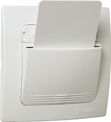 Makel Lillium Wall Card Switch with Frame White