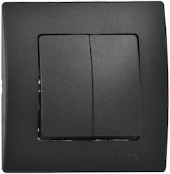 Makel Lillium Two-Way Electrical Wall Switch Wi...