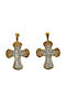 Cross with the Crucified from Gold Plated Silver