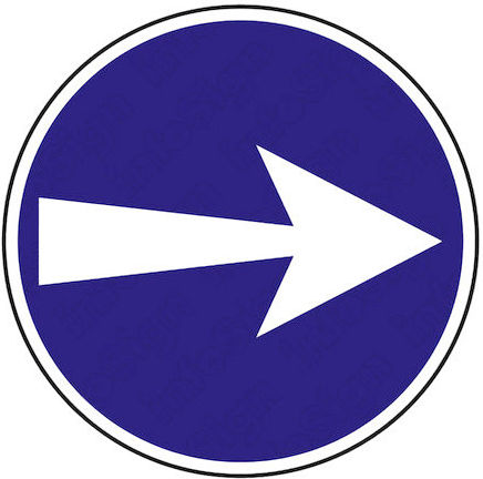 Infosign Βελος Κατευθυνσης Πινακιδες Σημανσης Αυτοκόλλητα Pvc Φ5cm