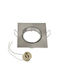 Universe Metallisch Einbau Spot Silber 8x8cm. 1Stück