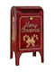 Iliadis Rotes Metall Briefkasten 28x23x55cm