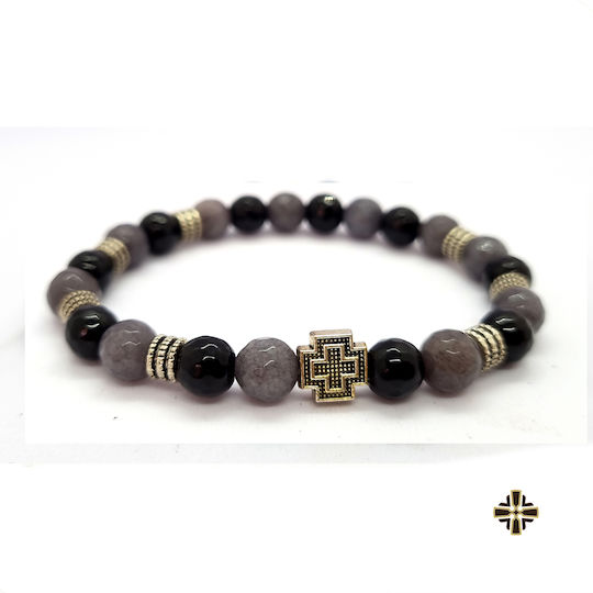 Männliches Agiorreitisches Talisman Halbedelsteine Graues Άγιον Όρος
