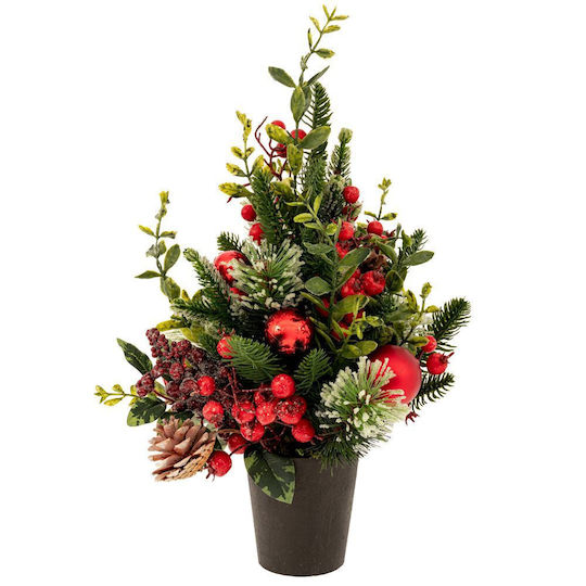 Christmas Decorative Mulberry Plastic Tree Natural Appearance Green Tree