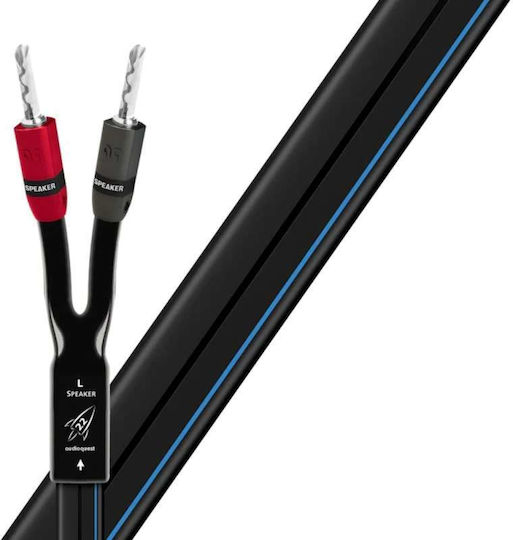 Audioquest Rocket 22 Full-range Speaker Cable Suregrip 300 Banana Connectors 2.5m