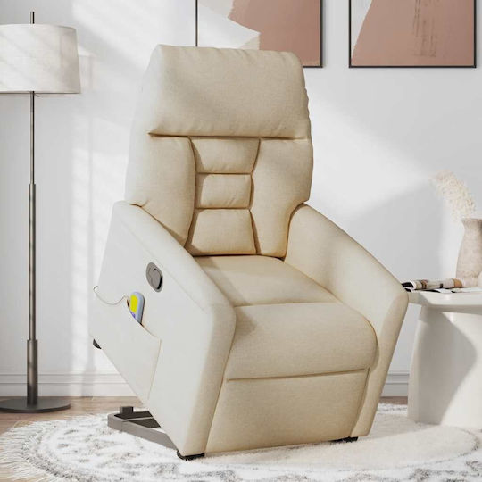 Relaxsessel Friseurwaschbecken Cream 72x90x99cm