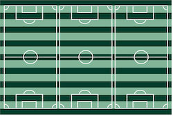 Party Tablecover Football Fields