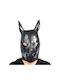 Latex Carnival Mask Horse Hood Black