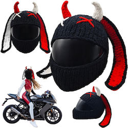 Horned Devil Rider Helmet Cap