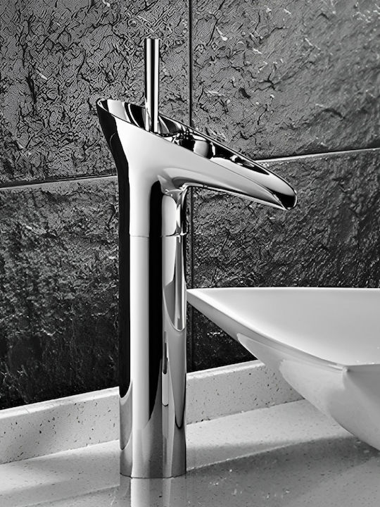 Waschbeckenarmaturen Wasserfall Groß Chrome Bonken Ht-785