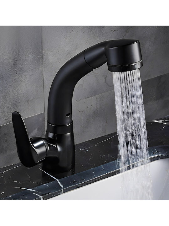 Waschbeckenarmaturen Schiebbare Dusche Schwarze Bonken Ht-6210