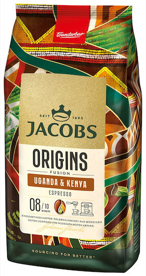 Καφές Espresso Jacobs Origins Uganda & Kenya 1000g Κόκκους