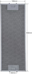 Vent Hood Filter 185mm*500mm Arcelik Beko