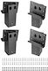 Vevor Platform Connectors for Composite Shelf Brackets Wood 88.9x88.9 Mm 4 Pieces Gjptzj44yc4pgzewl001v0