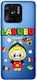 Xiaomi Poco C40 Labubu Mario Transparent Silicone TPU Mobile Phone Case
