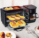 Oven Cuptor electric 9lt Fara arzatoare cu aer Negru