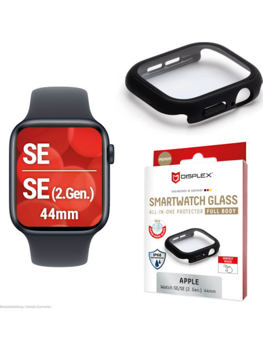 Displex Full Body Glass Protector Apple Watch SE 2 44mm Black